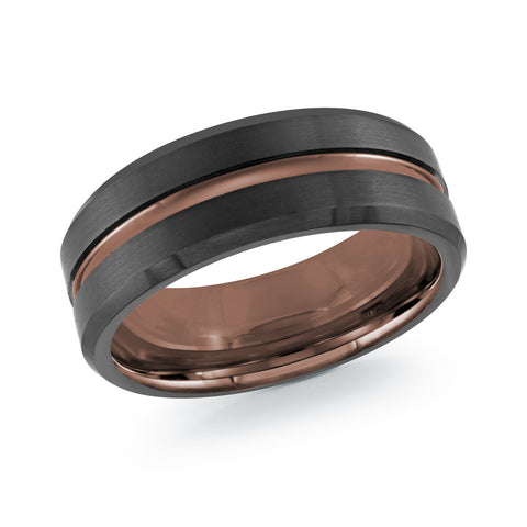 Malo TG-071 8mm tungsten wedding band