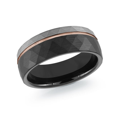 Malo TG-073 8mm tungsten wedding band
