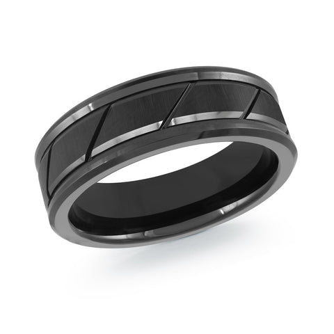 Malo TG-075 8mm tungsten wedding band
