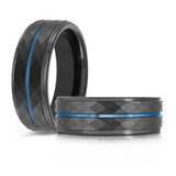 Malo TG-076 Tungsten Wedding Band - 8mm
