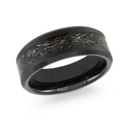 Malo TG-077 Tungsten Wedding Band - 8mm