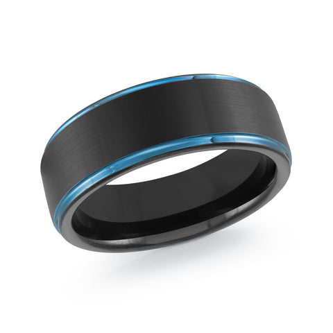 Malo TG-080 8mm tungsten wedding band