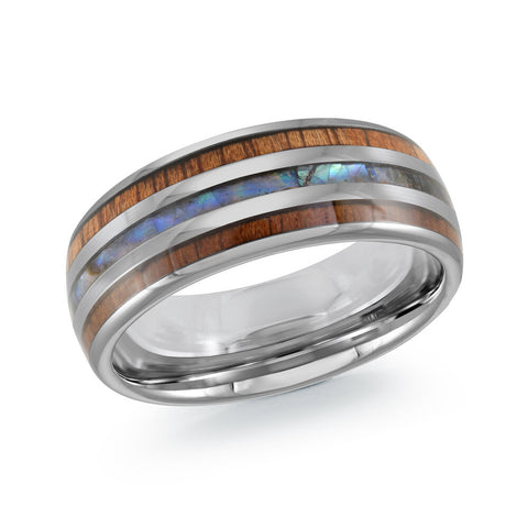 Malo TG-082 8mm tungsten wedding band