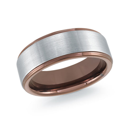 Malo TG-083 8mm tungsten wedding band