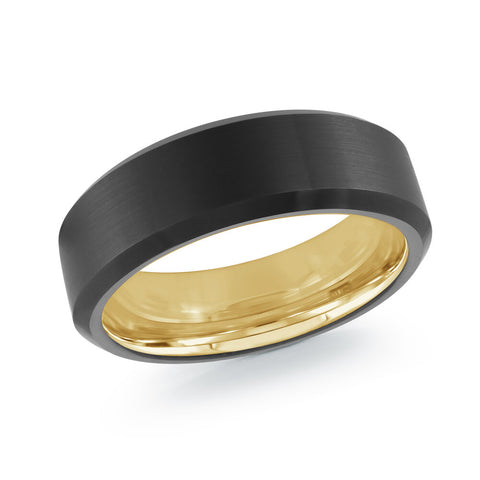 Malo TG-085 7mm tungsten wedding band