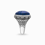 Blue Scarab Signet Ring | Thomas Sabo - Tricia's Gems