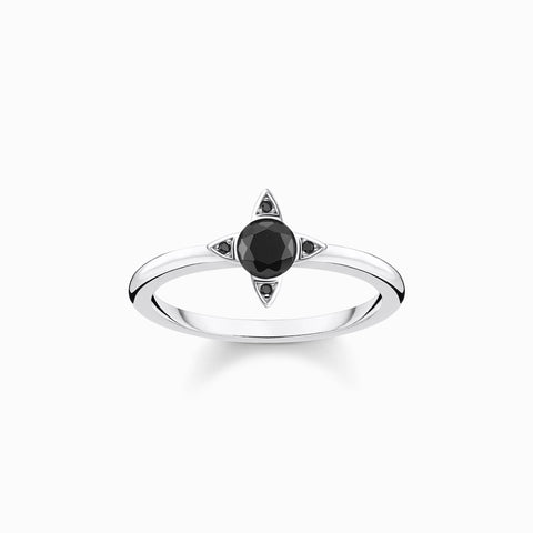 Black Stones Ring Silver | Thomas Sabo - Tricia's Gems