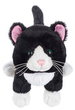 Webkinz Black and White Cat plush stuffed animal with adoption code black white cat toy