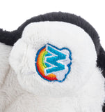 Webkinz Black and White Cat plush stuffed animal with adoption code black white cat toy