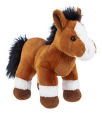 Webkinz Bay Horse plush stuffed animal with adoption code soft brown horse toy