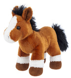 Webkinz Bay Horse plush stuffed animal with adoption code soft brown horse toy