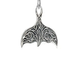 Oxidized Silver Whale Tail Charm | Keith Jack
