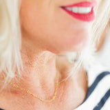 Chloe Sterling Silver Flat Oval Cable Chain | Permanent Jewellery