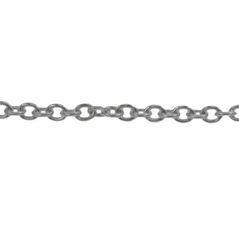 Cable Link Chain Silver - Tricia's Gems