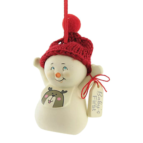 Baby's First Ornament by Snowpinions on white background