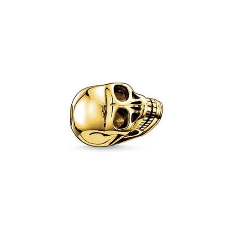 Skull Karma Bead Plated Yellow Gold | Thomas Sabo - Tricia's Gems