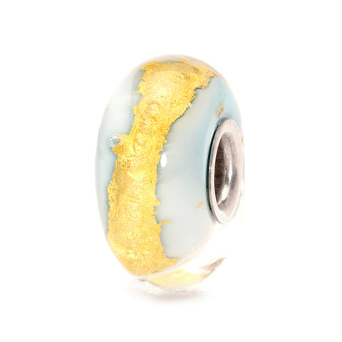 Light Blue Gold Bead | Trollbeads - Tricia's Gems