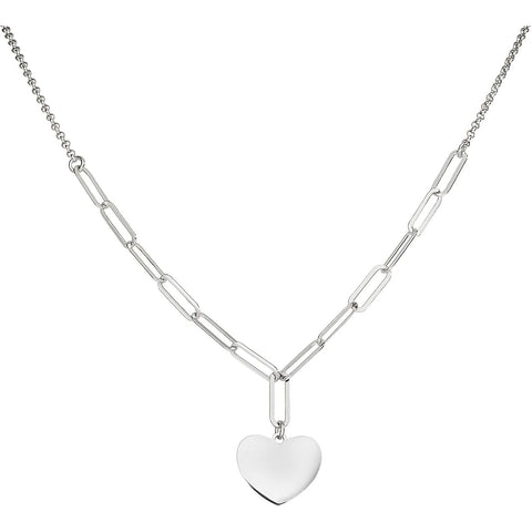 Silver Heart Charm Necklace | Amen - Tricia's Gems