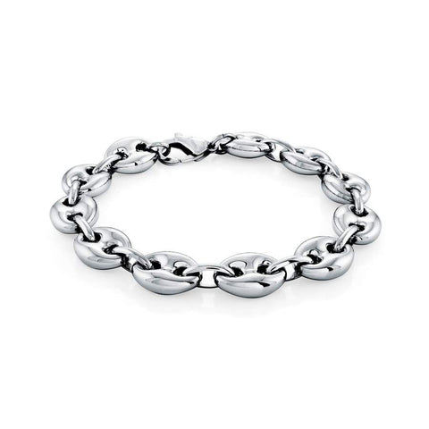 10mm Stainless Steel Mariner Bracelet | Italgem Steel - Tricia's Gems