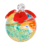 Glass Orb Hummingbird Feeder - Tricia's Gems