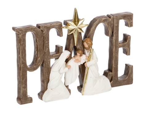 Nativity Peace Figurine - Tricia's Gems
