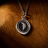 Feather Talisman Pendant | Pyrrha - Tricia's Gems