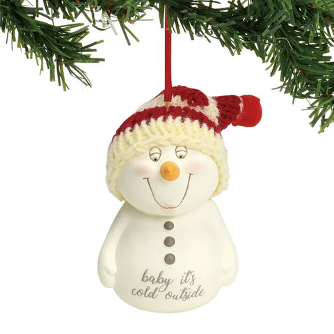 Baby It's Cold Outside Ornament | Snowpinions - Tricia's Gems