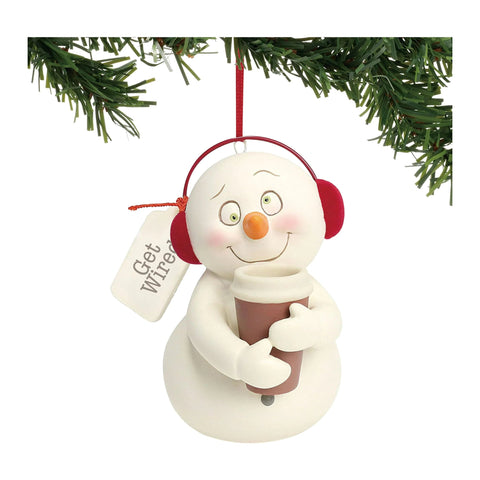 Get Wired Ornament by Snowpinions on white background