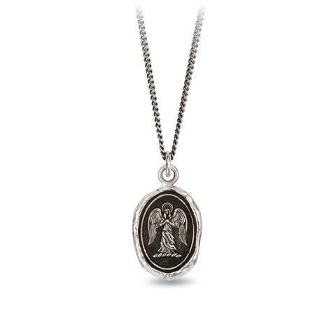 Guardian Angel Talisman Pendant | Pyrrha - Tricia's Gems