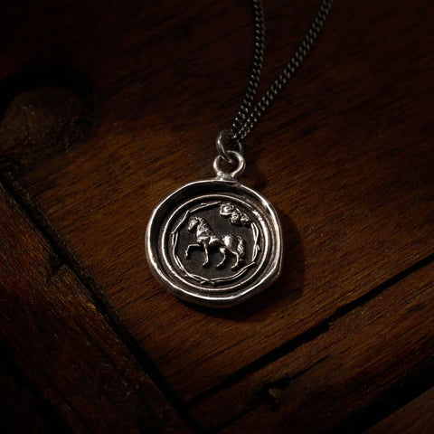 Horse Talisman Pendant | Pyrrha - Tricia's Gems