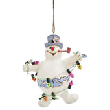 Frosty in Lights Ornament - Tricia's Gems