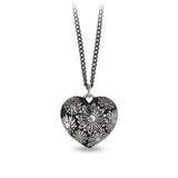 Daisy Large Puffed Heart Talisman | Pyrrha - Tricia's Gems
