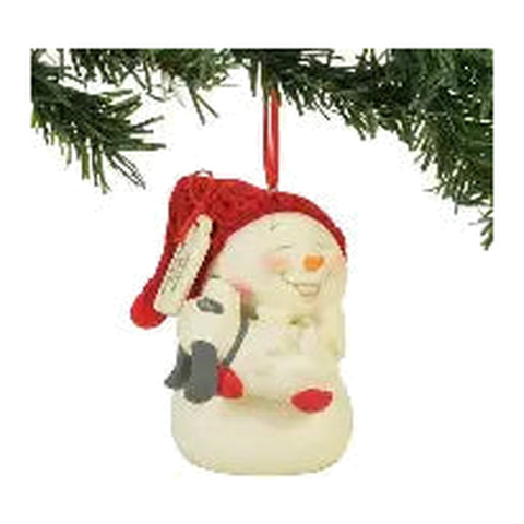 Aspiring Dog Owner Ornament by Snowpinions on white background
