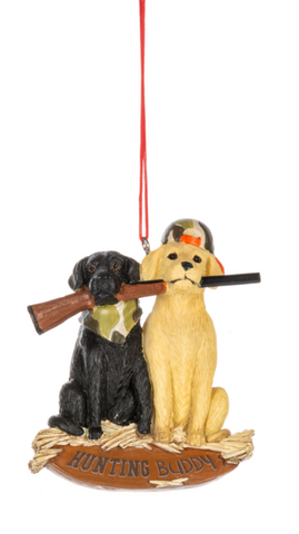 Hunting Buddies Ornament - Tricia's Gems