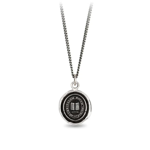 New Chapter Talisman Necklace by Pyrrha in sterling silver