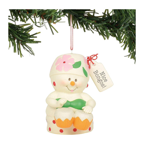 Nice Bongos! Ornament by Snowpinions on white background