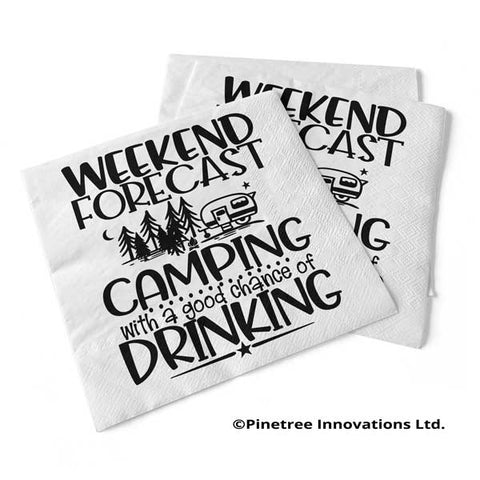 Weekend Forecast – Beverage Napkins by Pinetree Innovations, 012-027
