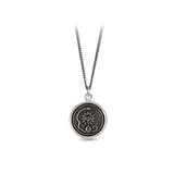 Pyrrha Age With Power sterling silver snake and pomegranate talisman