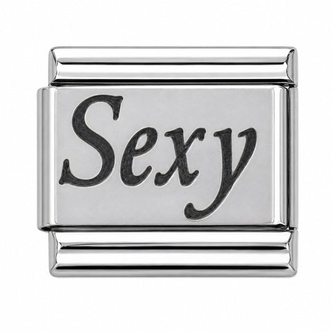 Sexy stainless steel Italian charm
