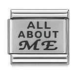 All About Me stainless steel Italian charm