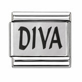 Diva stainless steel Italian charm