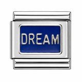 Blue Dream stainless steel enamel Italian charm