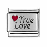 True Love stainless steel enamel Italian charm