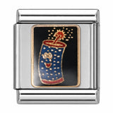 Patriotic Soda Cup stainless steel Italian charm