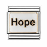 Hope stainless steel Italian charm