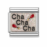 Cha Cha Cha stainless steel Italian charm