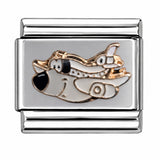Chrome Motorcycle Helmet stainless steel Italian charm