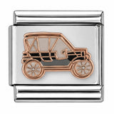 Beige Dune Buggy stainless steel Italian charm