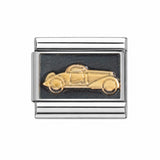 Yellow Vintage Coupe stainless steel enamel Italian charm
