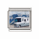 RV Motorhome stainless steel enamel Italian charm